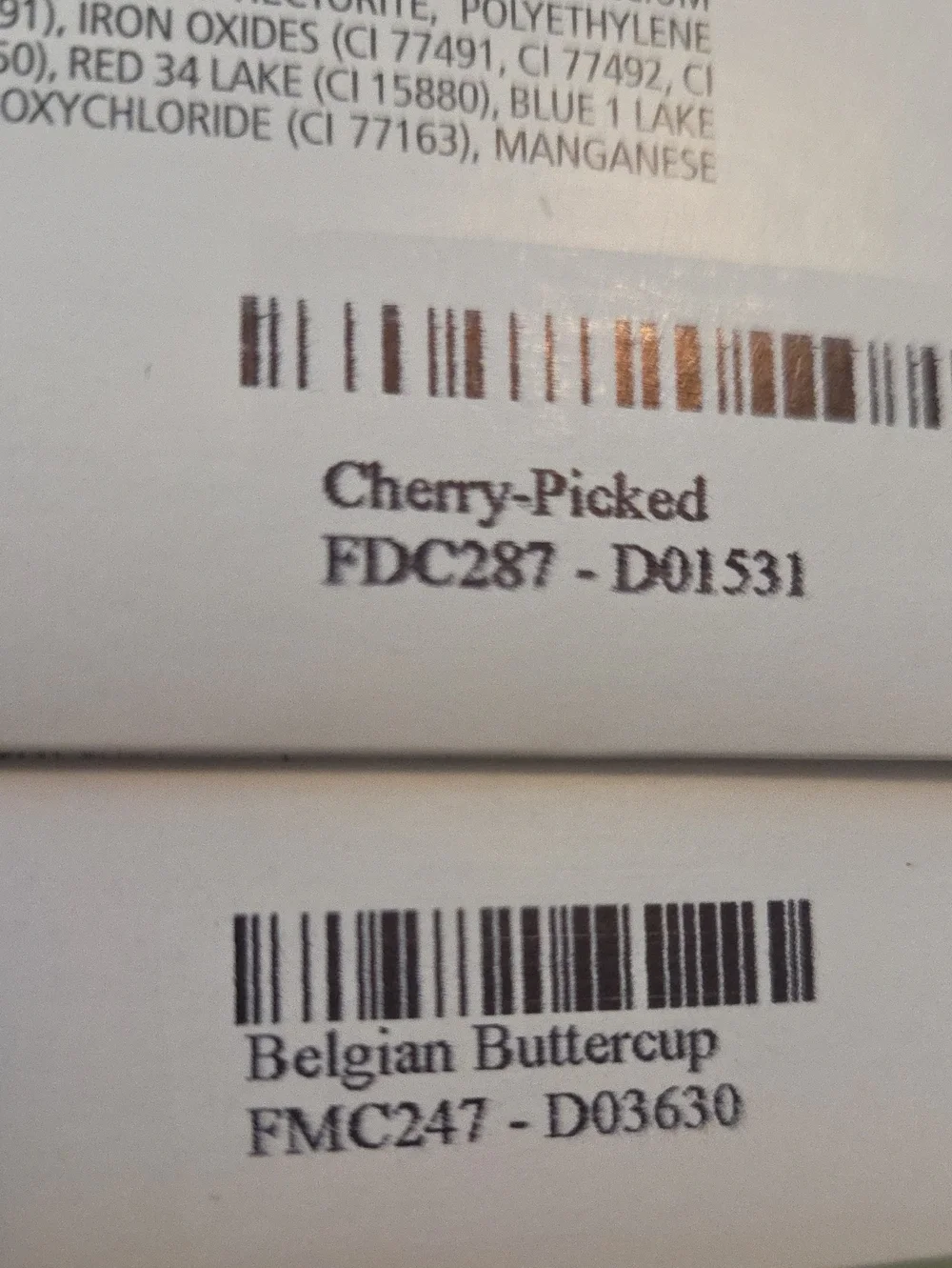 Color Street Nail Polish Strips - CHERRY PICKED & BELGIAN Buttercup NEW 2 SETS